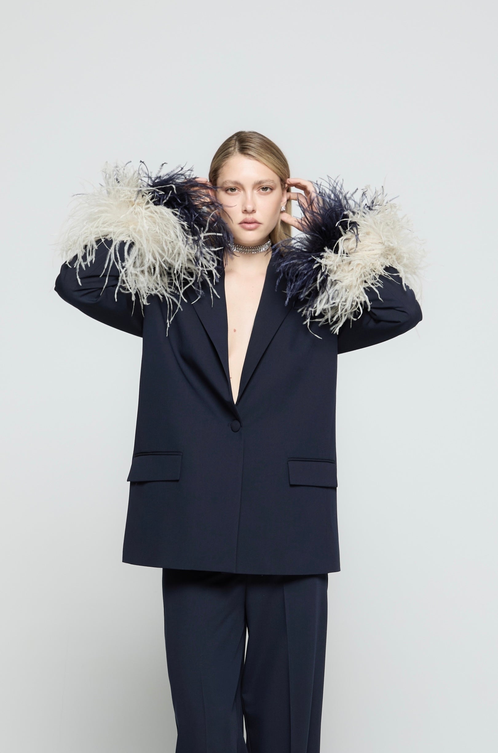 TAILLEUR DOUBLE BLUE