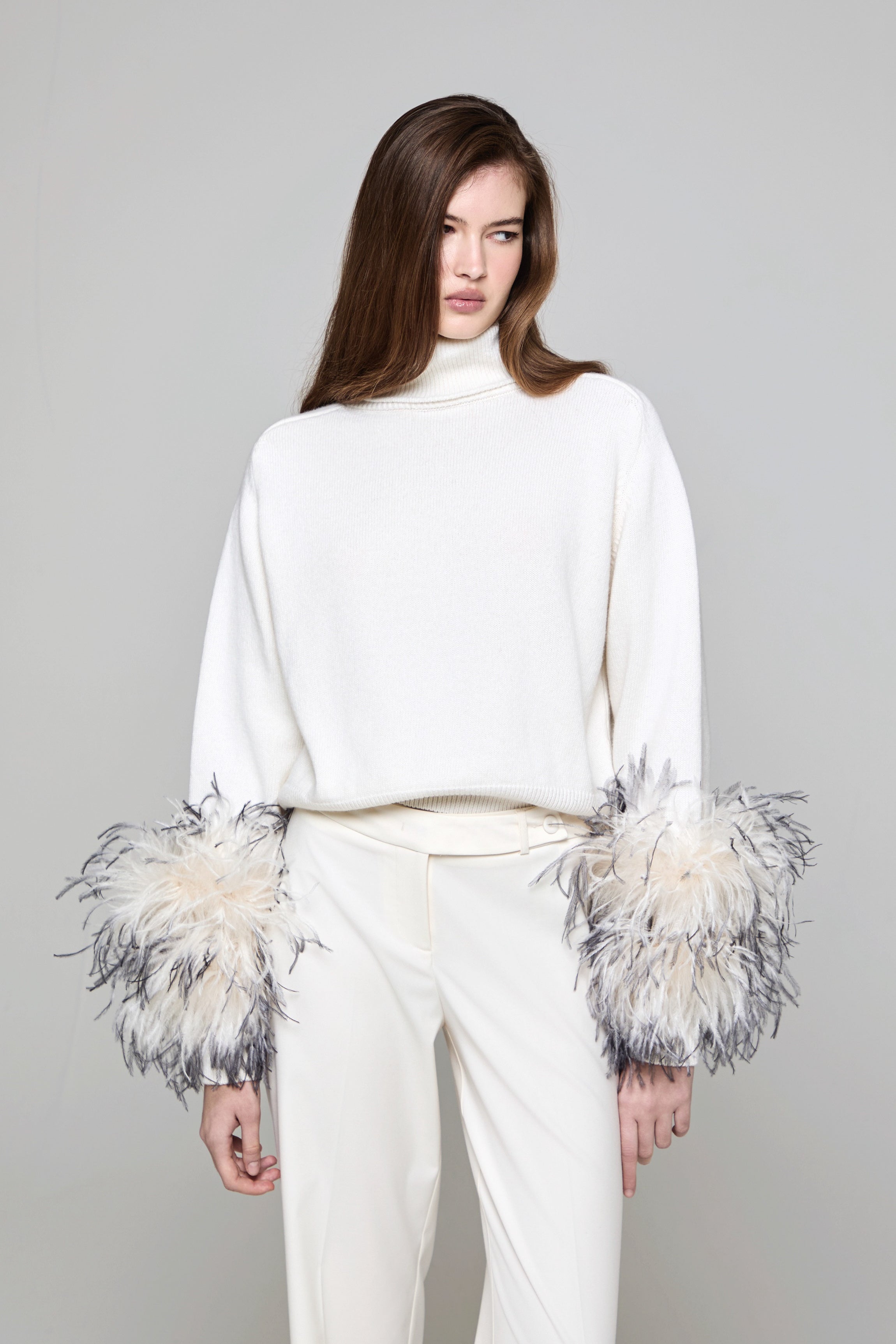 MAGLIONE CROP DOUBLE