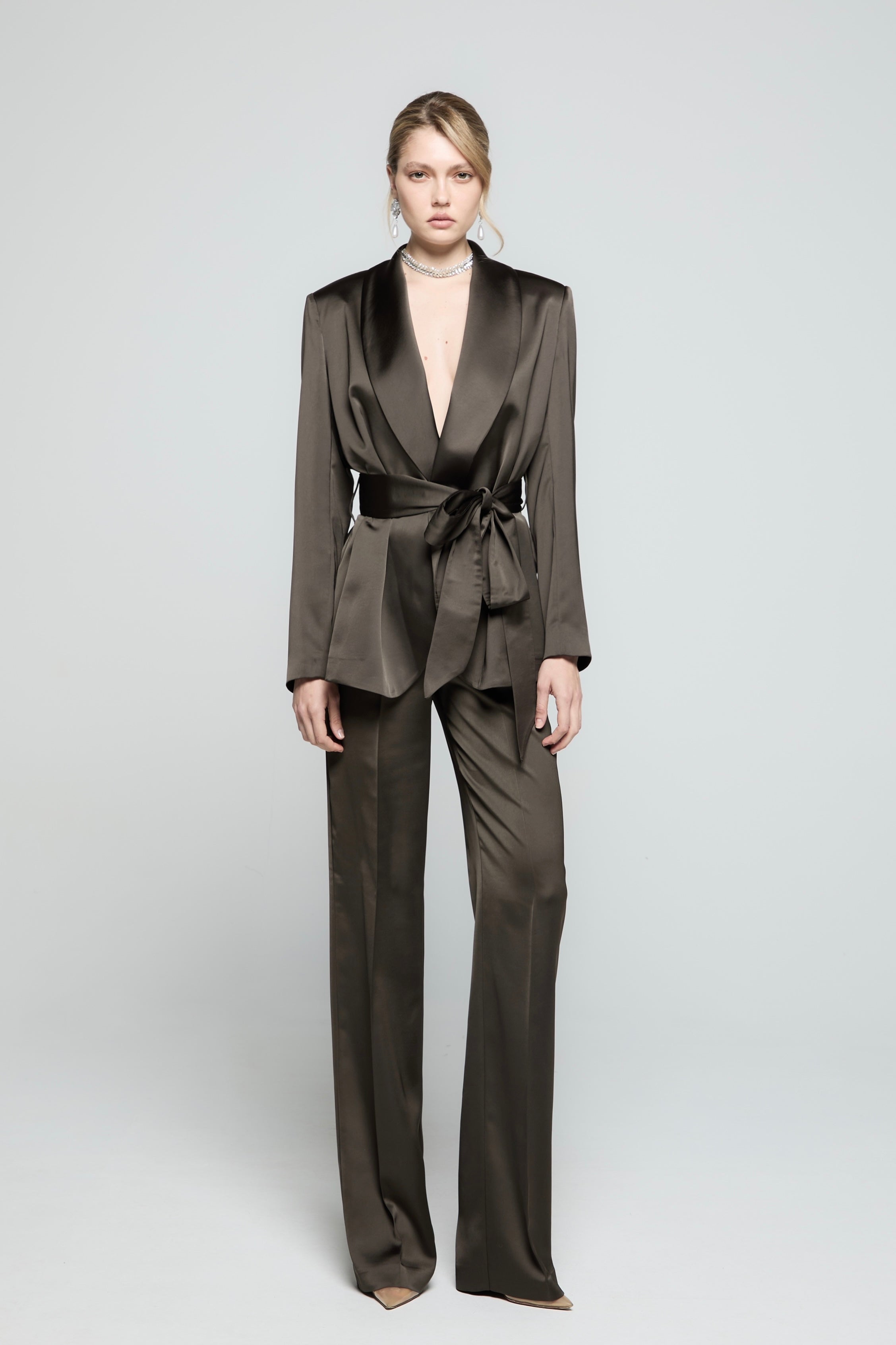 TAILLEUR IRIS DARK BROWN