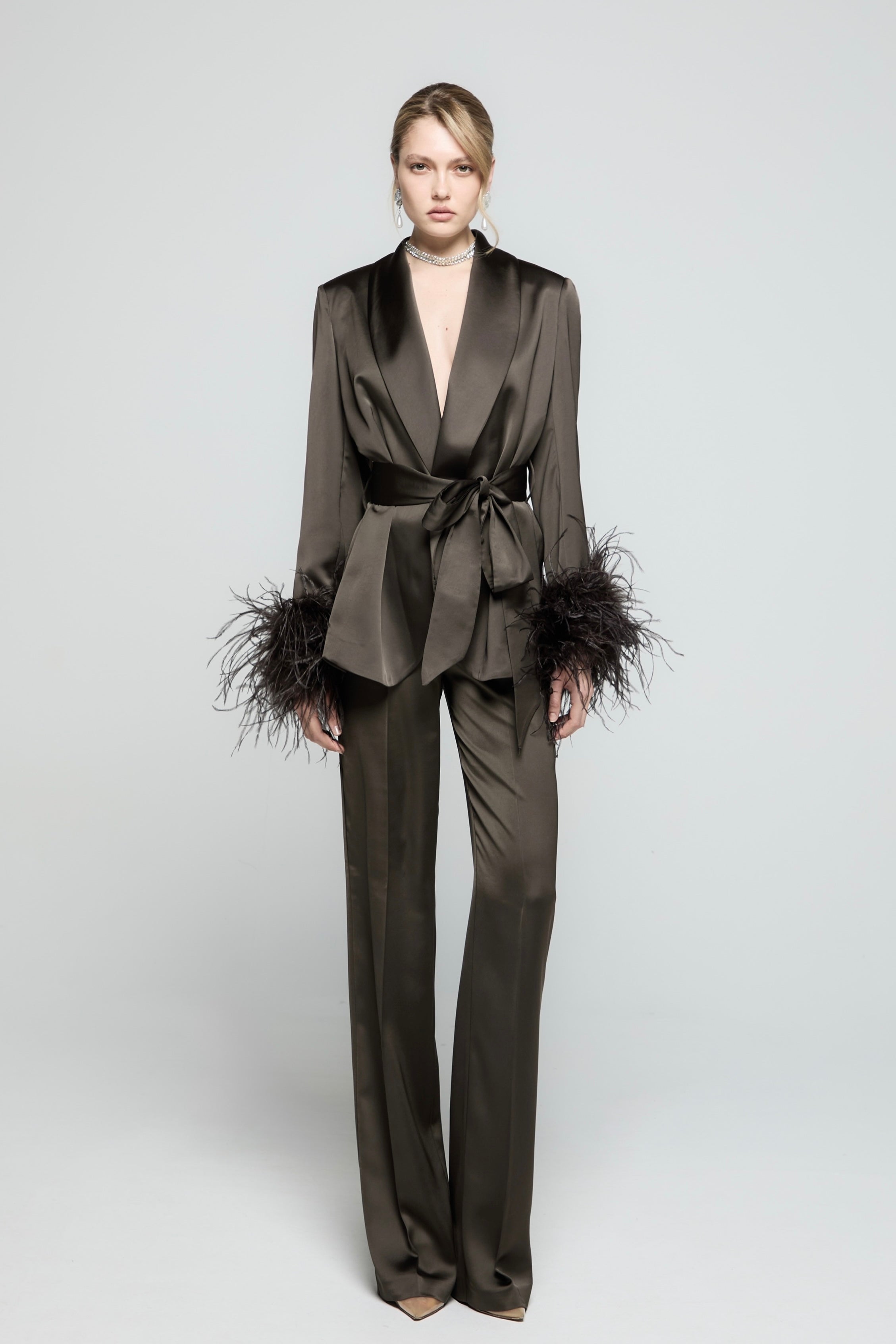 TAILLEUR IVES DARK BROWN